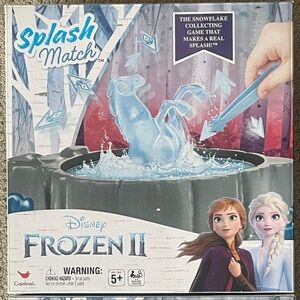 Disney Frozen II Splash Match Game with Blue and White Accents